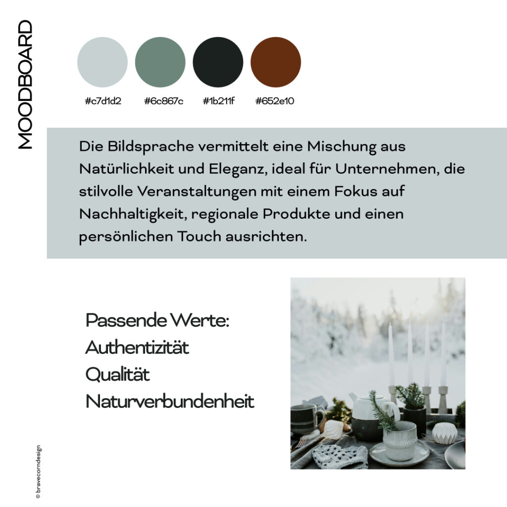 Moodboard Branding für Event-Designer